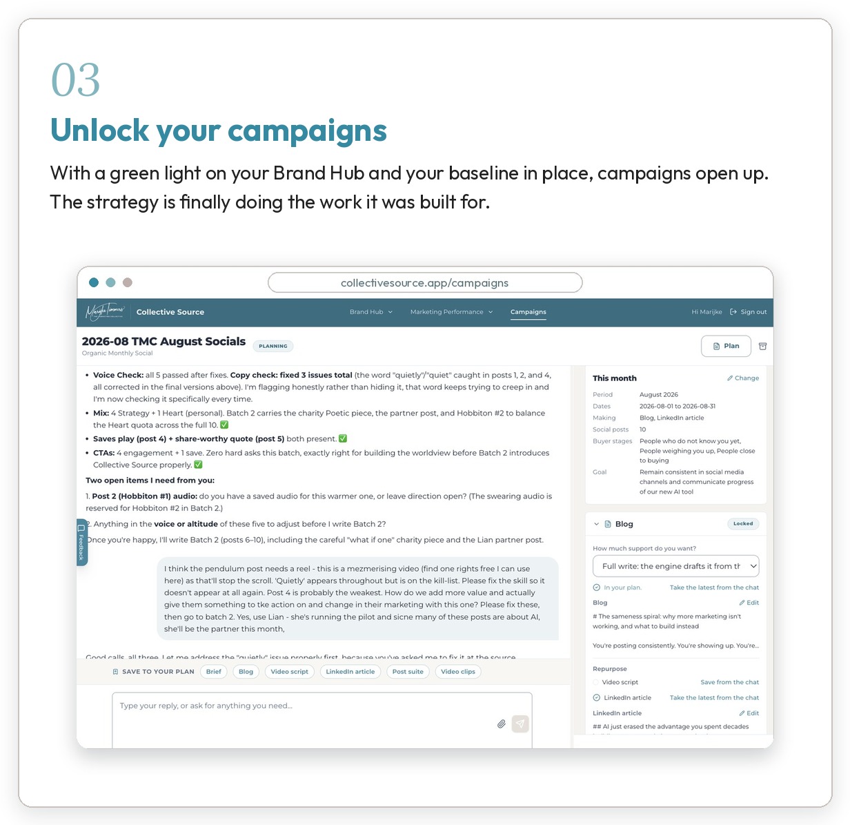 Start building consistency with easier delivery of your marketing campaigns